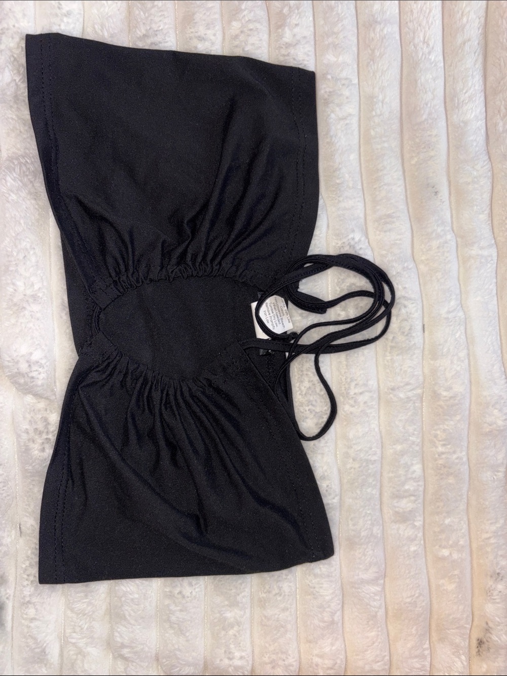 Black Cutout Women's Top - Unbranded